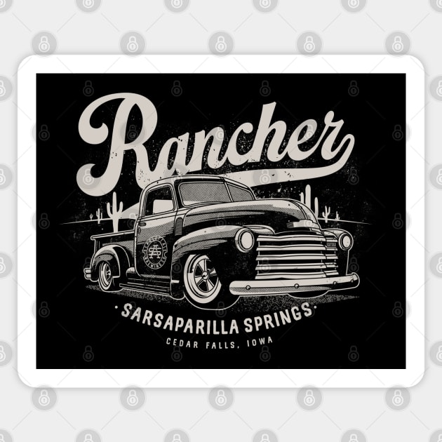 Rancher from Sarsaparilla Springs Sticker by szymonkalle